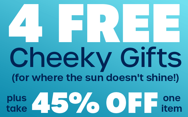 Cheeky Gifts for where the sun doesn't shine! plus one take item 